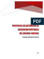 Protocolo Audiencias Virtuales ÓRGANO JUDICIAL OFICIAL Bolivia