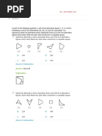 Shape Construction Non Verbal Reasoning Questions and Answers