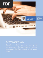 Guía para El Uso y La Implementación de Tecnología de Registros Distribuidos (DLT Blockchain) en El Sector Público PDF