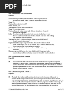 Unit 6: Q2e Listening & Speaking 1: Audio Script