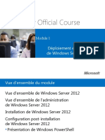 Microsoft Official Course: Déploiement Et Gestion de Windows Server 2012