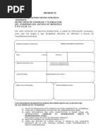 Formato de Alta Cuenta Bancaria Proveedores