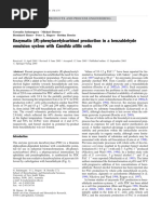 Enzymatic (R) - Phenylacetylcarbinol Production in A Benzaldehyde Emulsion System With Candida Utilis Cells