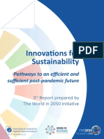 Innovtions For Sustainability Pathways To An Efficient and Sufficient Post-Pandemic Future 3rd Report Prepared by The World in 2050 Initiative