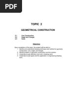 Topic 2: Geometrical Construction