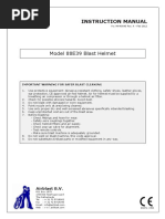 Model 88E39 Blast Helmet: Instruction Manual