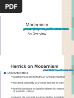 Modernism: An Overview