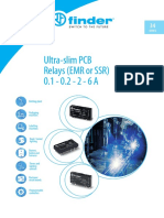 Ultra-slim PCB Relays (EMR or SSR) 0.1 - 0.2 - 2 - 6 A: Sеries