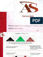 AS - Obrigações Fiscais e Declarativas Do IVA (RG)