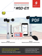 WS-E10 / WSD-E11: Intrinsically Safe Wireless Anemometer