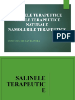 Curs 13 - Namolurile Terapeutice Salinele Si Mofetele