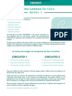 PDF FUERTAFIT - CARGAS CASA Nivel 1 PDF