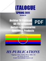 HS PUBLICATIONS CATALOGUE SPRING 2011 Version 1.0