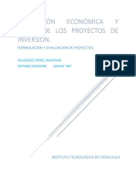 Evaluación Económica y Social de Los Proyectos de Inversión