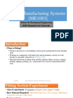 Basic Manufacturing Systems (ME1083) : School of Mechanical Engineering KIIT Deemed To Be University