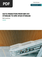 Data Migration From Ibm Xiv Storage To Hpe 3par Storage: Best Practices