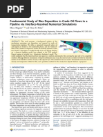 Fundamental Study of Wax Deposition in Crude Oil Flows in A Pipeline Via Interface-Resolved Numerical Simulations