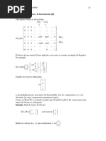 Factorización QR. Givens