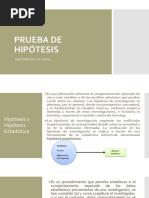 Prueba de Hipótesis