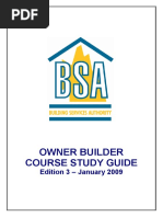 Owner Builder Study Guide PDF