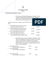 Government Accounting Quiz 4 Write The Letter Pertaining To Best Answer