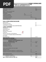 Financial Statement Format June 2020 