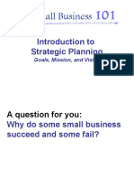 Strategic Planning-Business Enterprise Simulation