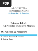 Alpro - Function - Procedure