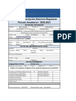Planilla Alumnos Regulares 2020-2021