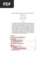 Scope Without Syntax: A Game Theoretic Approach: Luke M. Smith August 30, 2018