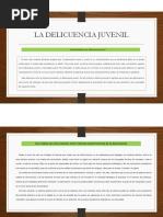 LA DELICUENCIA JUVENIL Tarea 4