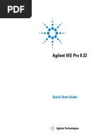 Agilent VEE Pro 9.32: Quick Start Guide