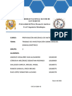 Trabajo de Investigación Sobre Análisis Granulométrico PDF