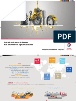 Lubrication Solutions For Industrial Applications: Energizing Performance. Every Day