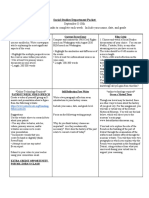 Social Studies Department Packet