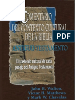 Comentario Cultural Del AT PDF