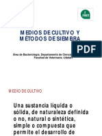 Medios de Cultivo y Metodos de Siembra PDF