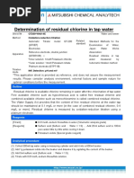 Determination of Residual Chlorine in Tap Water: GT200-WA014E Oxidation-Reduction Titration