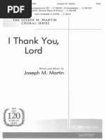 I Thank You Lord - JOSEPH MARTIN PDF