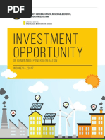 Investment Opportunity of Renewable Power Generation