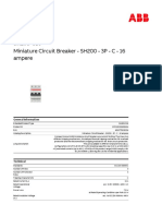 Miniature Circuit Breaker - SH200 - 3P - C - 16 Ampere: Product-Details