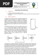 Informe Descarga Por Orificios 