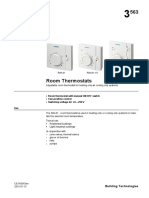 Termostato Analogico Siemens Raa31 Xa