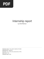 Internship Report