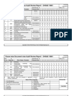 Clause Wise Document Wise Audit Review Report - OHSAS 18001