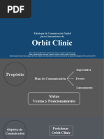 Estrategia de Comunicación Orbit Feb 12