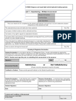 Assessment 1 - Questioning - Written Assessment: Satisfactory or Not Yetsatisfactory