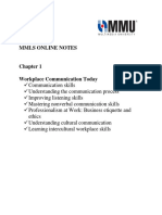 Chapter 1 Workplace Communication Today PDF