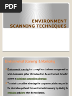 Envrnmnt Scan Tech