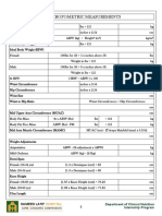 Anthropometric Measurements: Hameed Latif